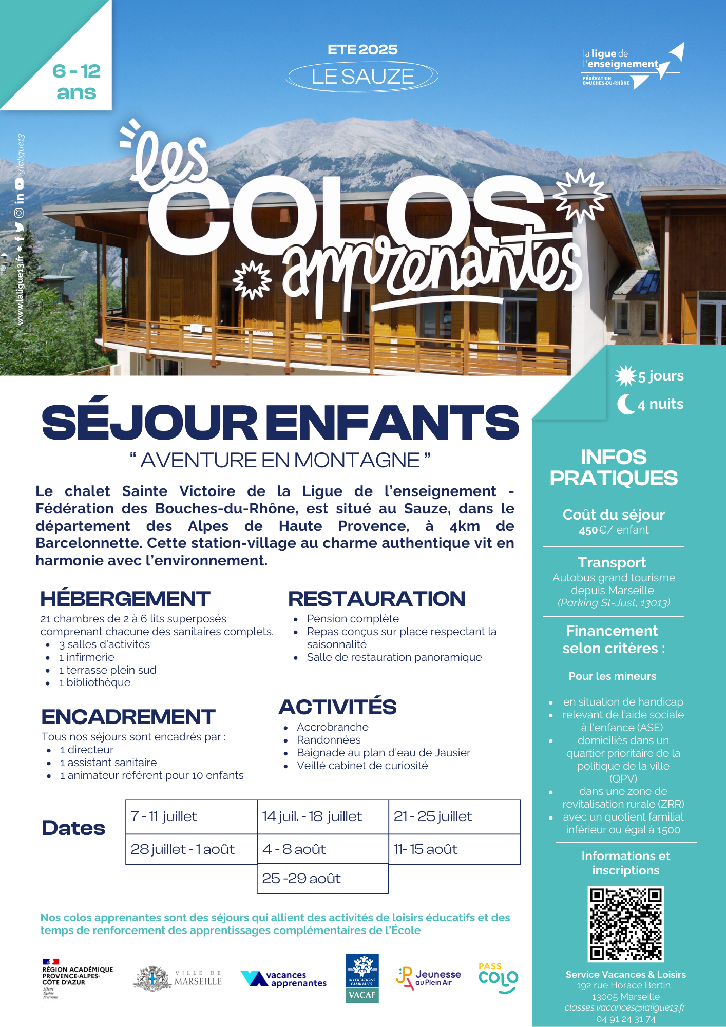 Contenu séjour au Sauze - Été 2025
