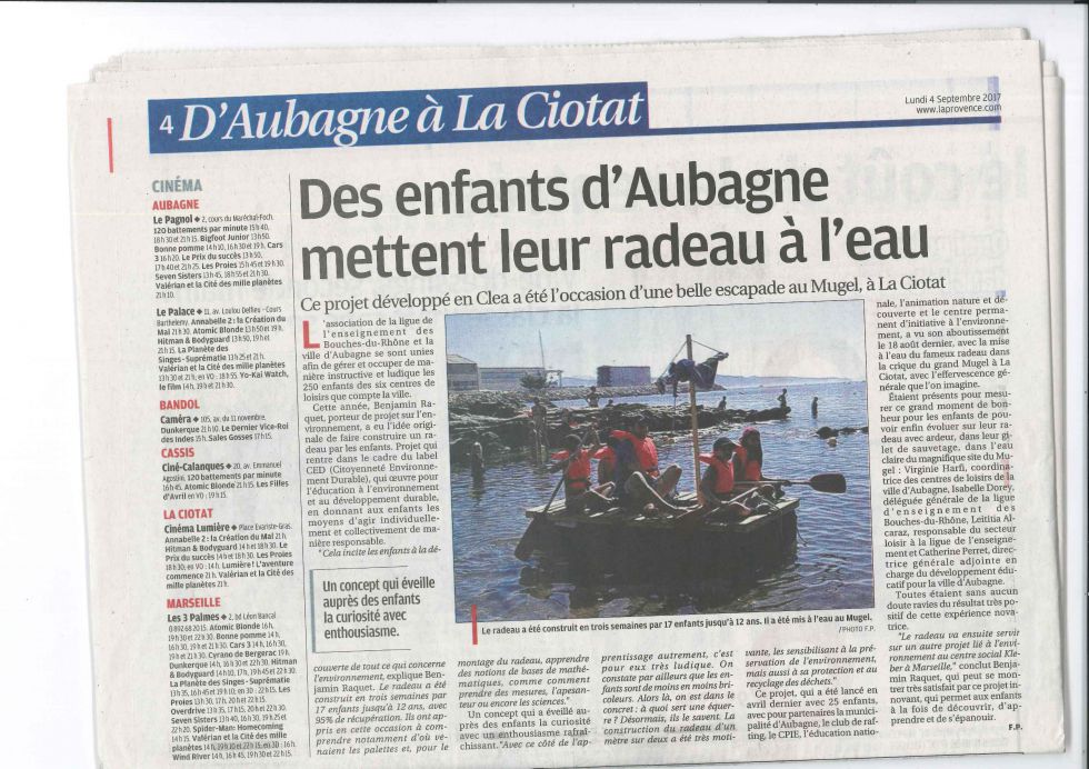 Radeau à leau-La Provence