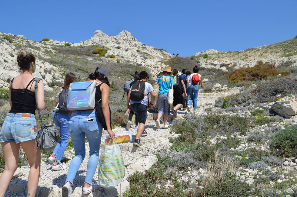 Ecollégiens au Frioul 15