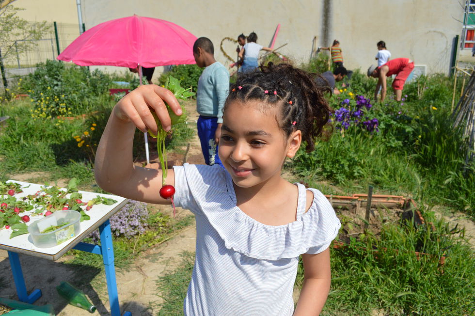 Atelier jardin école les Olives 78