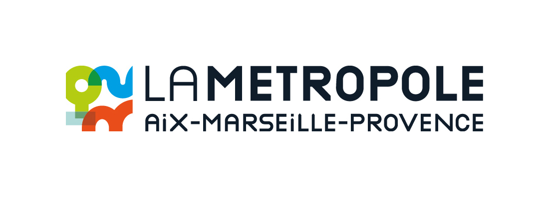 logo LAMETROPOLE H quadri blanc tournant