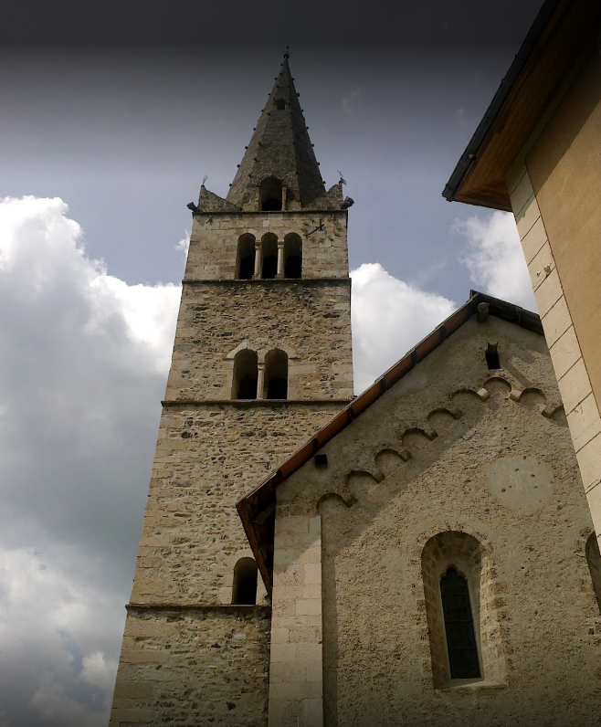 La belle église romane de Saint-Paul-sur-Ubaye