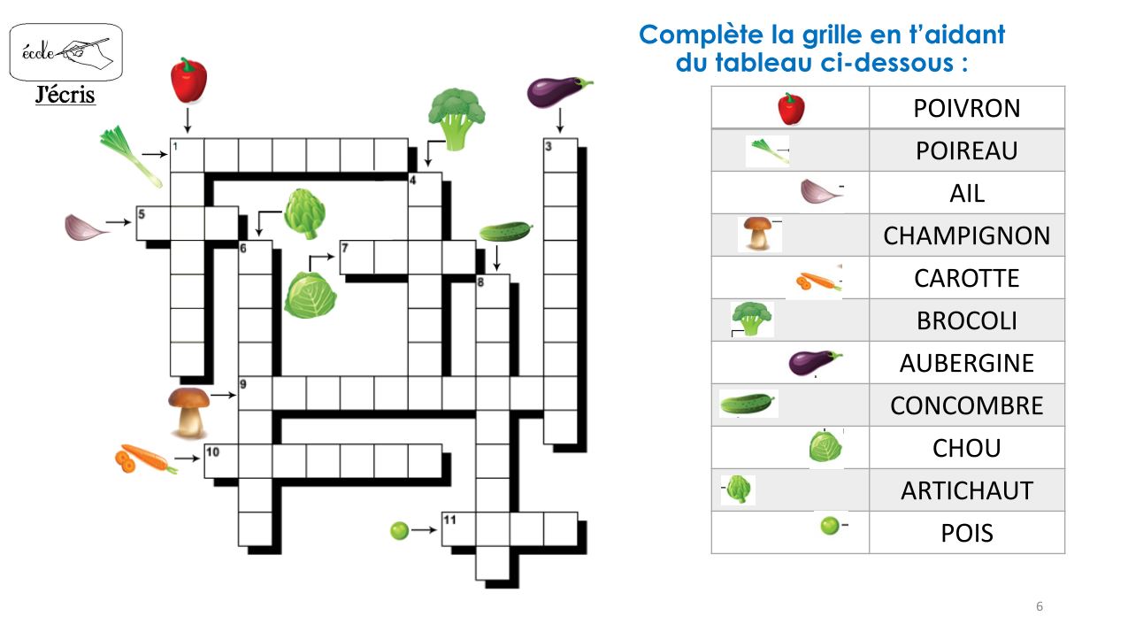 livret jeux fruits légumes